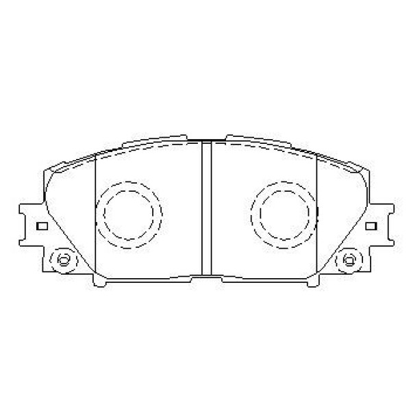 IOTO 10103-30203 Fren Balata Takımı Ön Şimli Yaris 1.0/ 1.3/ 1.4 D-4K 2006- 