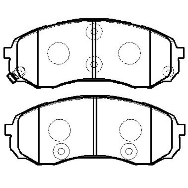 IOTO 10204-30204 Fren Balata Takımı Ön Şimli H-1 2007-