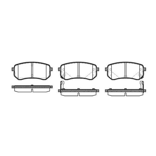 IOTO 10210-30201 Fren Balata Takımı Arka Şimli I10 Picanto