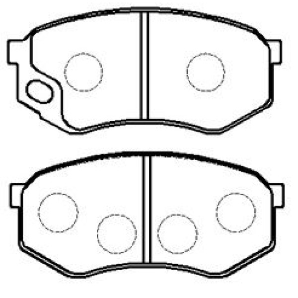IOTO 10603-30201 Ön Fren Balatası Canter Fe511 (8 Adet)