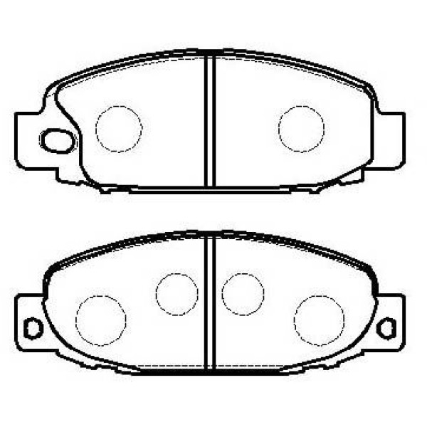 IOTO 10603-30202 Fren Balata Takımı Ön Şimli Canter Fe519