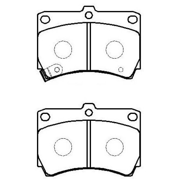 IOTO 10801-30201 Fren Balata Takımı Ön Şimli 323 B6 1989-1995 Rio 2000-2006 1.3 1.5