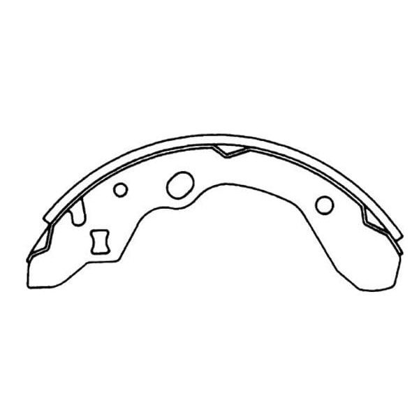 IOTO 10801-30203 Fren Balata Takımı Arka Kampana 323 1992-1995/Famılıa 1996- (Kalın Tıp) 