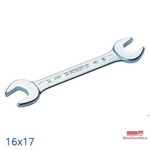 İZELTAŞ I0100011617 16×17 Çatal İki Ağız Anahtar Kısa Boy W 