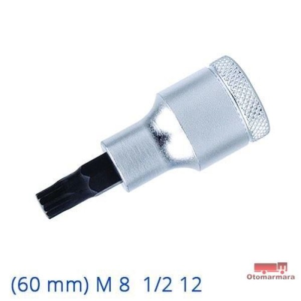 İZELTAŞ I1114064008 M 8 1/2 12 Köşe Lokmalı Bit Uç Kısa (60 Mm)