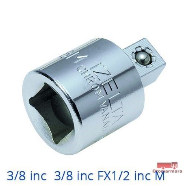 İZELTAŞ I1510060007 3/8 Fx1/2 M Lokma Adaptörü 3/8