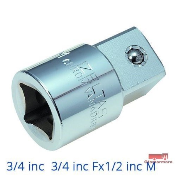 İZELTAŞ I1519060008 3/4 Fx 1/2 Lokma Adaptörü 3/4 