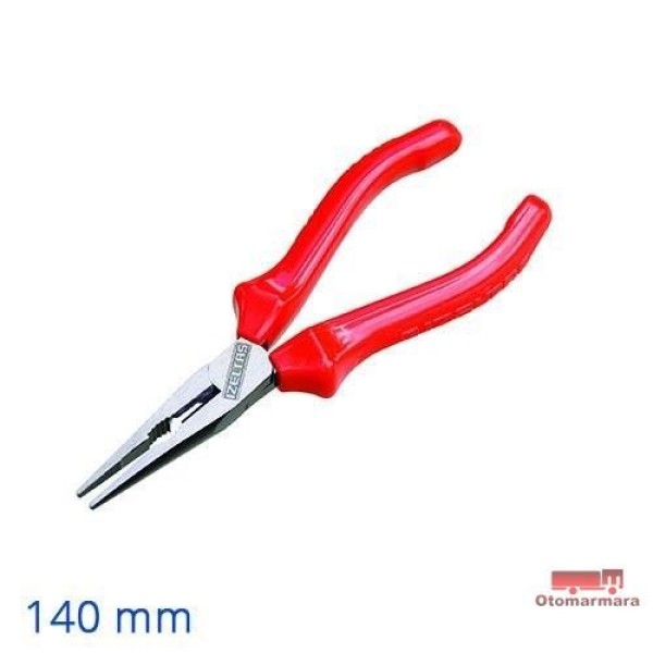 İZELTAŞ I3220132140 140 Mm Uzun Kargaburun Düz Uçlu Opak