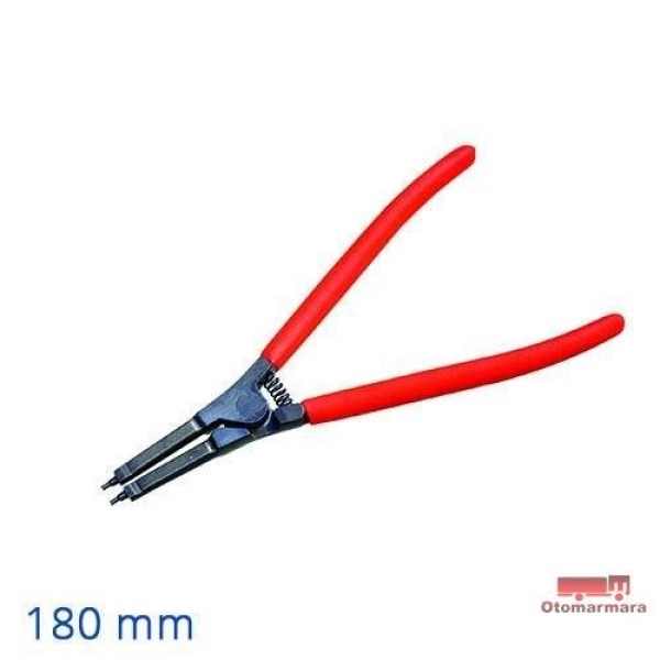 İZELTAŞ I3300120180 180 Mm Çakma Uçlu Dış Segman Pense Düz 