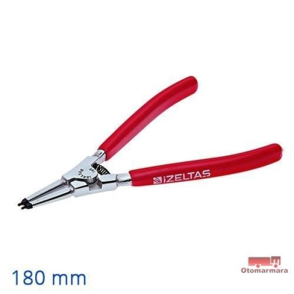 İZELTAŞ I3301120180 180 Mm Dış Segman Pensi Yaylı Düz