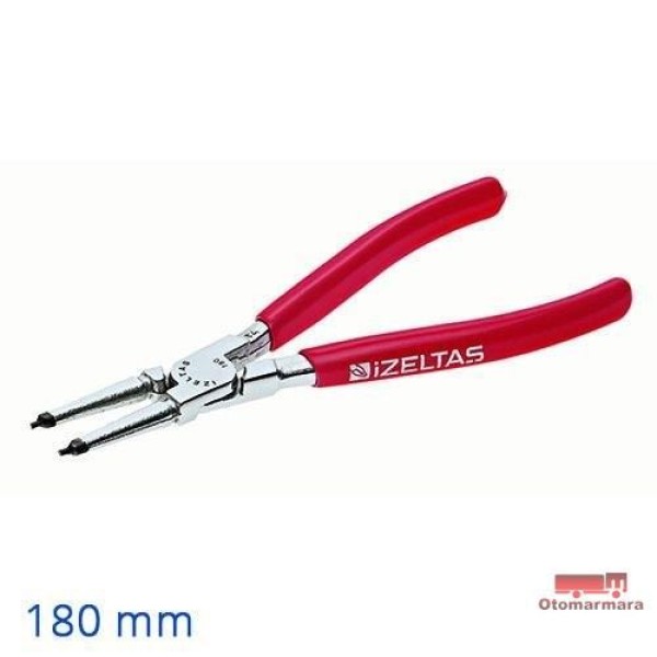 İZELTAŞ I3321120180 180 Mm İç Segman Pense Yaysız Düz 