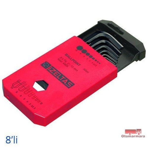 İZELTAŞ I4905007108 8'Li Allen An.Tk(Ballpoınt Hexagon) 