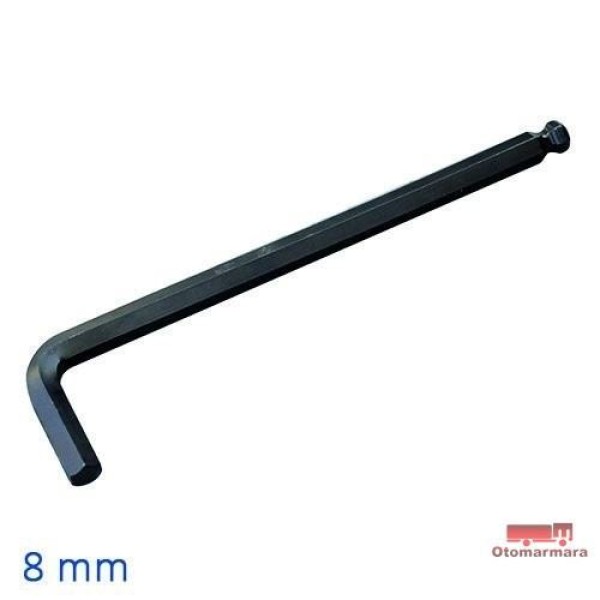 İZELTAŞ I4906220080 8 Mm Yuvarlak Başlı Uzun Allen 