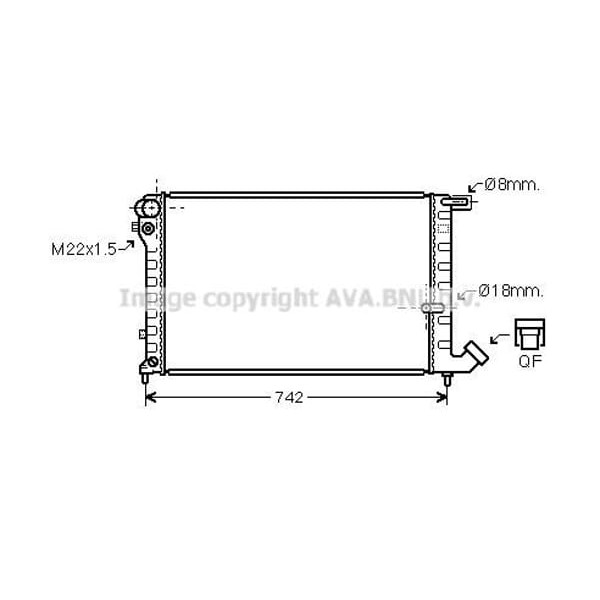 KALE OTO Radyatör 0181832PF Kalorifer Radyatörü 1.3 1.6 Em 