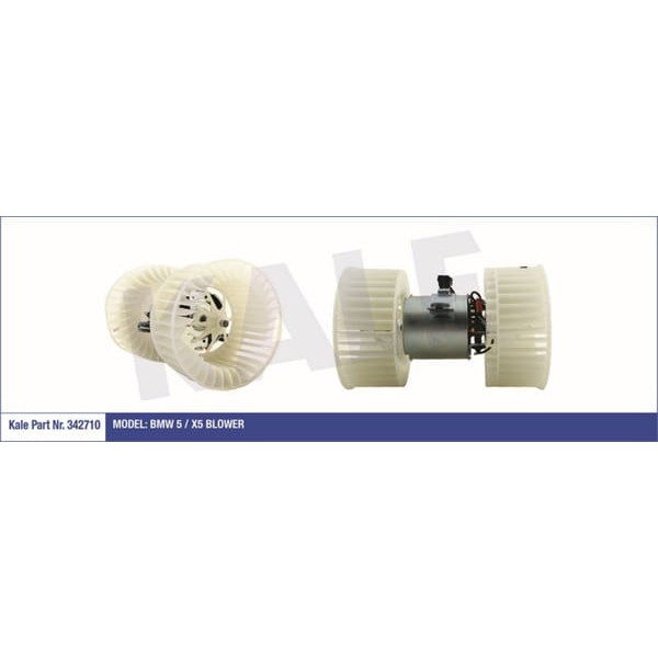 KALE OTO Radyatör 342710 Kalorifer Motoru Bmw 5 E39 Bmw X5 Oto. Ac 12V 