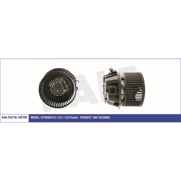 KALE OTO Radyatör 342760 Kalorifer Motoru C2 C3 02- 