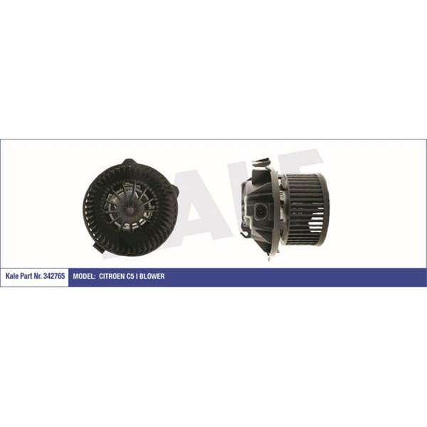 KALE OTO Radyatör 342765 Kalorifer Motoru C5 Otomatik Klimalı 12V 