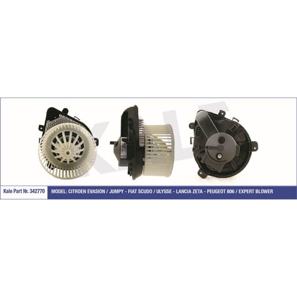 KALE OTO Radyatör 342770 Kalorifer Motoru Scudo / Expert / Jumpy 