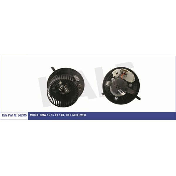 KALE OTO Radyatör 343345 Kalorifer Motoru Bmw 1 Bmw 3 E90 E91 E92 06- Bmw Z4 Bmw X1 Bmw X3 Bmw X4 12 