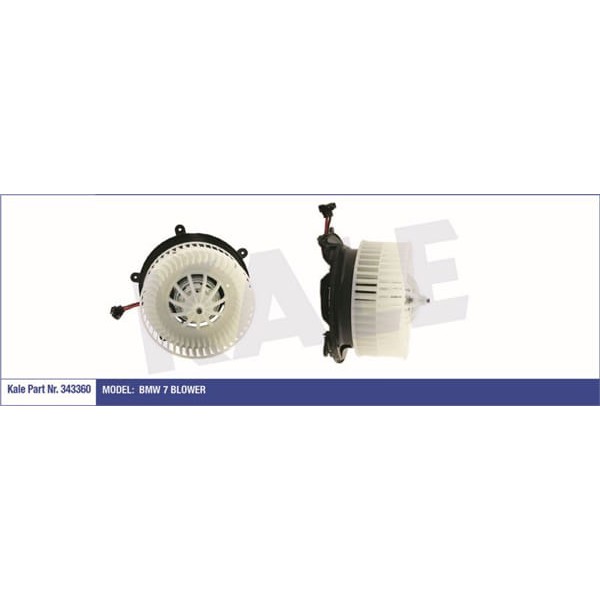 KALE OTO Radyatör 343360 Kalorifer Motoru Bmw 7 E65 E66 03- 12V 