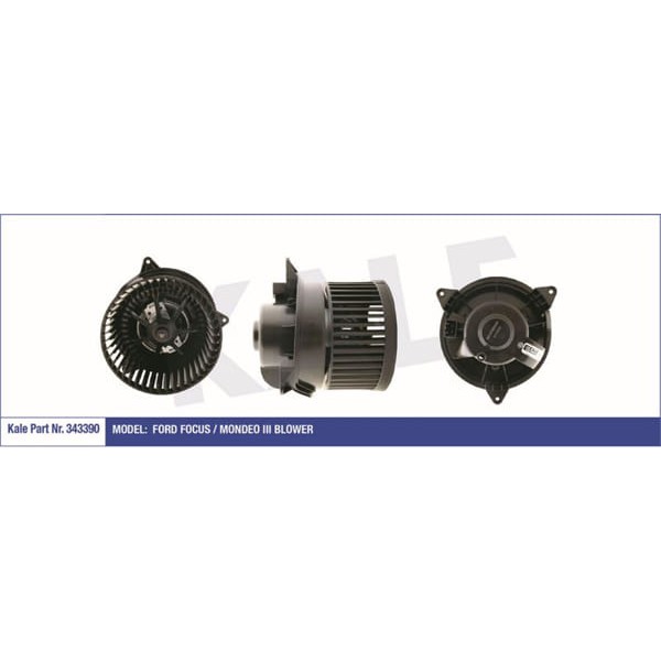 KALE OTO Radyatör 343390 Kalorifer Motoru Focus Mondeo III 