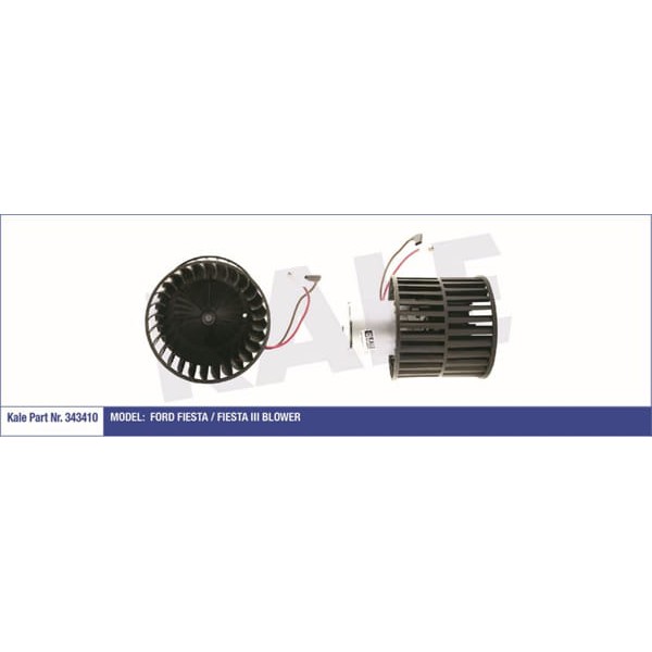 KALE OTO Radyatör 343410 Kalorifer Motoru Fiesta  III 