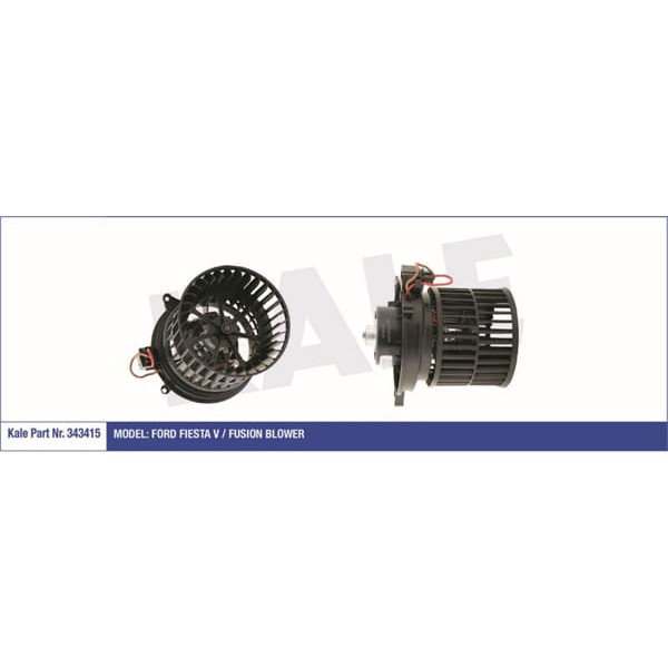 KALE OTO Radyatör 343415 Kalorifer Motoru Fiesta Fusion