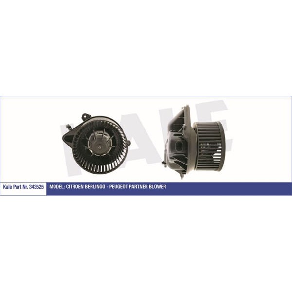 KALE OTO Radyatör 343525 Kalorifer Motoru Partner / Berlingo 1.4 1.6 HDI 