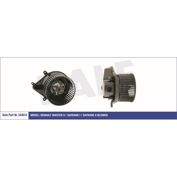 KALE OTO Radyatör 343615 Kalorifer Motoru Safrane I 92- Safrane II 96- Trafic II 01- Master II 98- 2