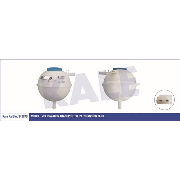 KALE RADYATÖR 343670 Radyatör Yedek Su Deposu Transporter T4 95- 