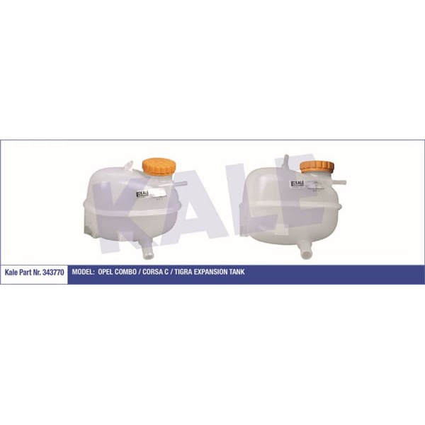 KALE RADYATÖR 343770 Radyatör Yedek Su Deposu Corsa C Combo Tigra 1.3 Cdtı 1.7 Cdtı Kapaklı