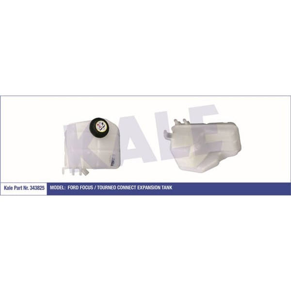 KALE RADYATÖR 343825 Radyatör Yedek Su Deposu Focus 01- Tourneo Connect 02- 1.8 TDCI Kapaklı 