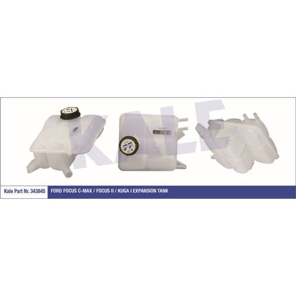 KALE RADYATÖR 343845 Radyatör Yedek Su Deposu Cmax Focus II Kuga I 