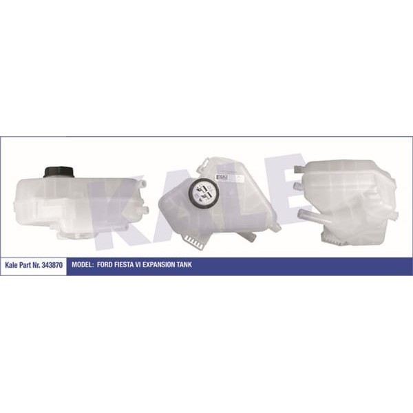 KALE RADYATÖR 343870 Radyatör Yedek Su Deposu Fiesta VI Tourneo Courier Kapaklı 