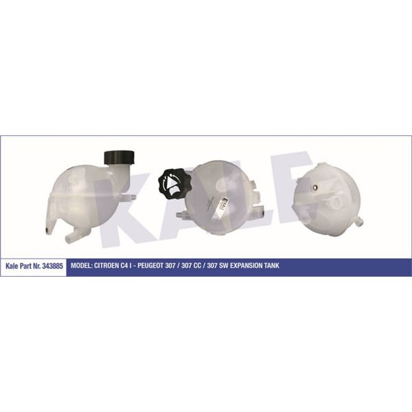 KALE RADYATÖR 343885 Radyatör Yedek Su Deposu 307 / C4 I