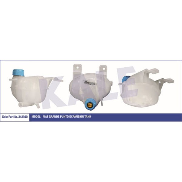 KALE RADYATÖR 343940 Radyatör Yedek Su Deposu Doblo 13- 1.6 Mjtd Punto Evo Grande Punto 05- / Mı 