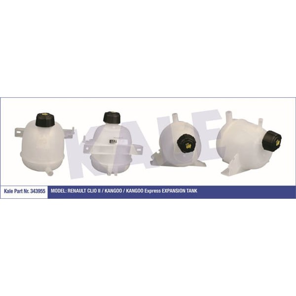 KALE RADYATÖR 343955 Radyatör Yedek Su Deposu CLIO Kangoo / Logan Kapaklı 