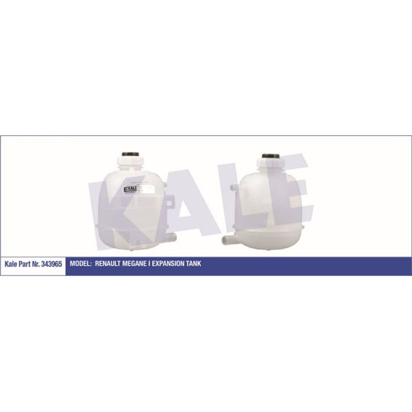 KALE RADYATÖR 343965 Radyatör Yedek Su Deposu CLIO II Kangoo Megane / Logan Kapaklı 