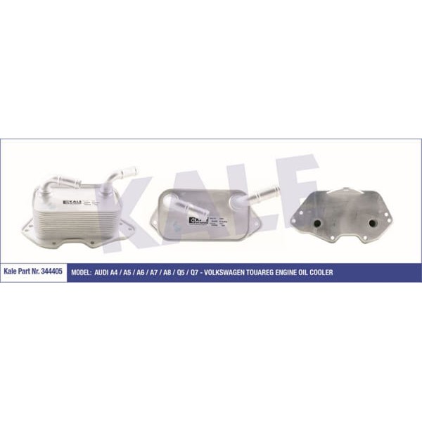 KALE OTO Radyatör 344405 Yağ Soğutucusu Touareg 7P 10- 3.0 Tsı / A4 05- 3.0 Tfsı 3.2 Fsı A5 07- A6 0 