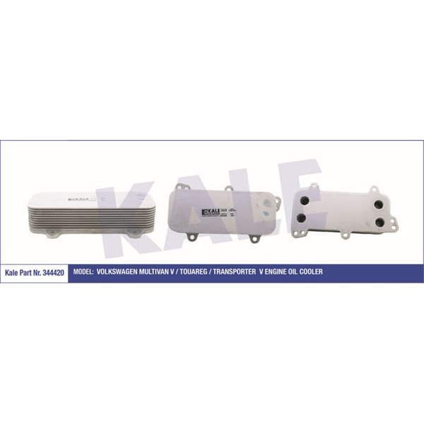 KALE OTO Radyatör 344420 Yağ Soğutucusu Touareg 7L 03- 2.5 TDI Transporter T5 03- 2.5 TDI 