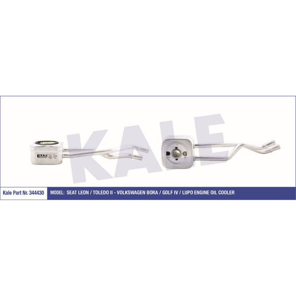 KALE OTO Radyatör 344430 Yağ Soğutucusu Golf IV 00- 1.6 16V Bora 00- 1.6 16V Lupo 01- / Toledo II 00 