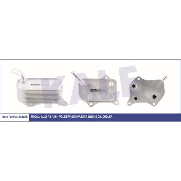 KALE OTO Radyatör 344455 Yağ Soğutucusu Passat B5 00- 2.0I 16V / A4 00- 2.0 Fsı 2.0I 16V A6 01- 2.0I 