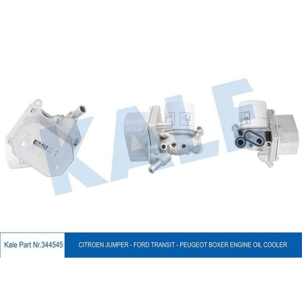 KALE OTO Radyatör 344545 Yağ Soğutucusu Ducato 06- 2.2 Jtd / Boxer 06- 2.2 HDI / Jumper 06- / Transi 