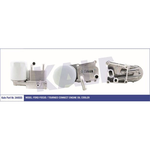 KALE OTO Radyatör 344555 Yağ Soğutucusu Focus I 98- 1.8 Td 1.8 TDCI Tourneo Connect 02- 1.8Dı 1.8 TD