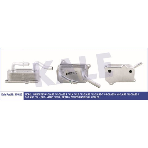 KALE OTO Radyatör 344620 Yağ Soğutucusu Mercedes C-Class T Clk Cls E-Class E-Class-T Sl Slk Viano Vi