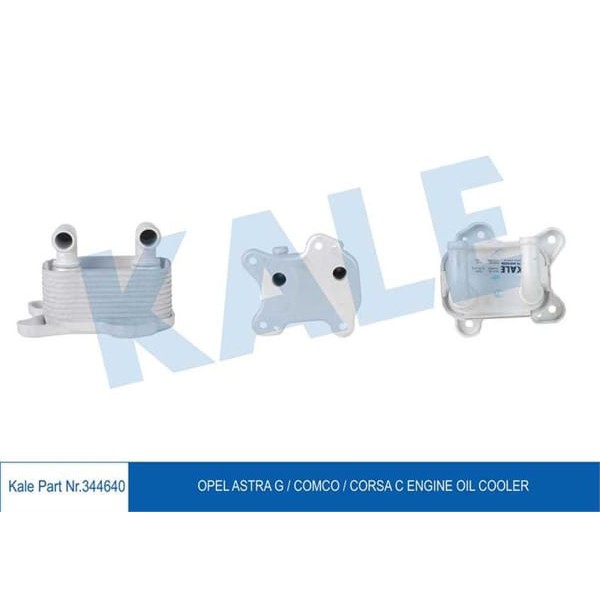 KALE OTO Radyatör 344640 Yağ Soğutucusu Astra G 98- 1.7 Td Corsa C 00- 1.7 TDI Combo 00- 1.7 TDI Zaf 