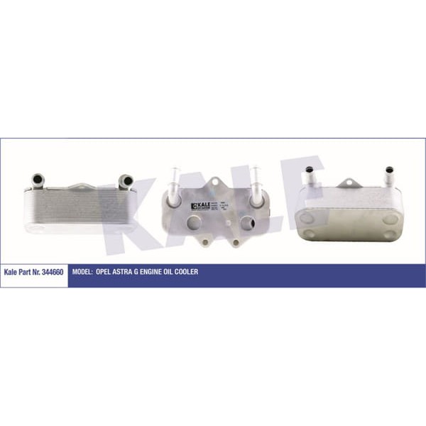 KALE OTO Radyatör 344660 Yağ Soğutucusu Astra G 97- 2.0 Td Vectra C 02- 2.0 16V Dtı 2.2 16V Dtı Vect