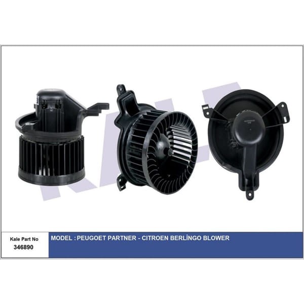 KALE OTO Radyatör 346890 Kalorifer Motoru Partner / Berlingo 