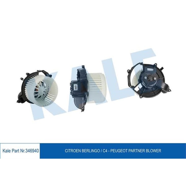 KALE OTO Radyatör 346940 Kalorifer Motoru Partner / C4 Berlingo