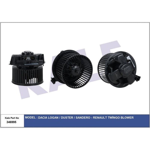 KALE OTO Radyatör 346995 Kalorifer Motoru Twingo / Logan Sandero Duster